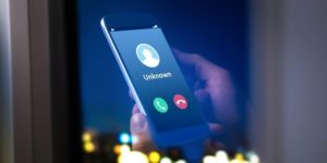 phone with unknown number medium