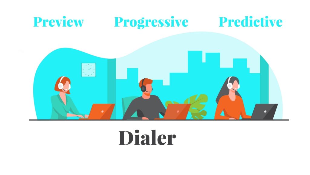 Preview Progressive and Predictive Dialer