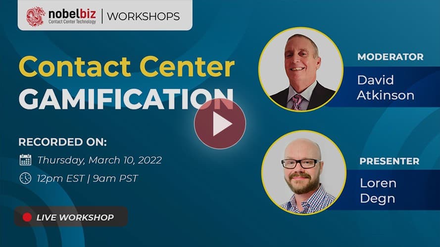 Contact Center Gamification Workshop